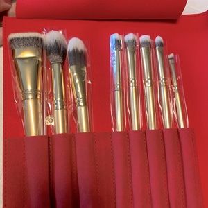 New Luxie Glitter & Gold Brush Set